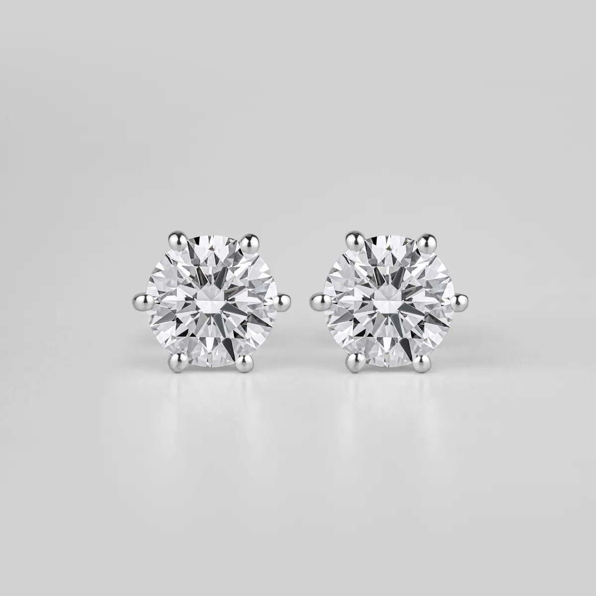 Pırlanta Tektaş Küpe 2×0,20 ct